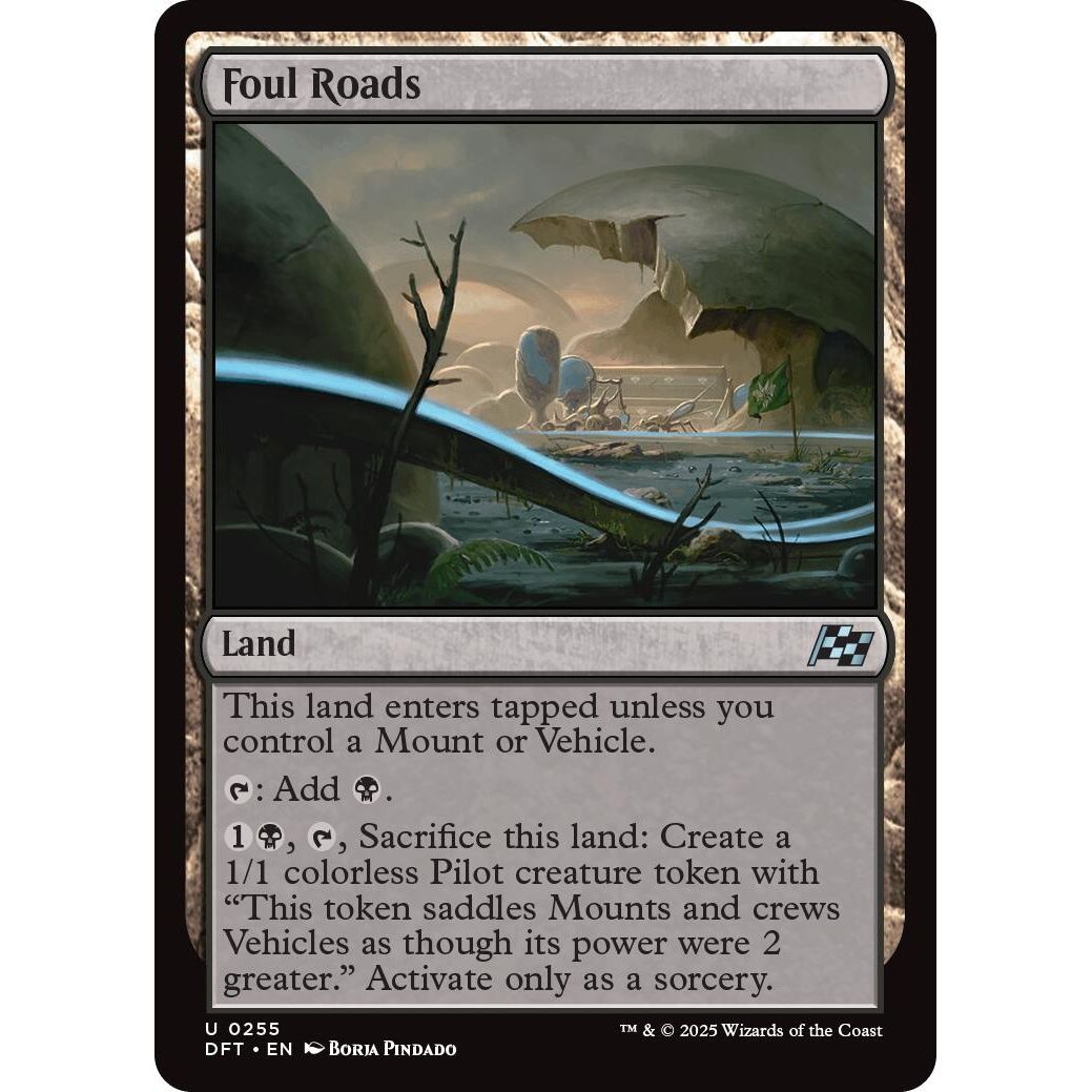 Image for Foul Roads (255) (DFT) - Magic: The Gathering