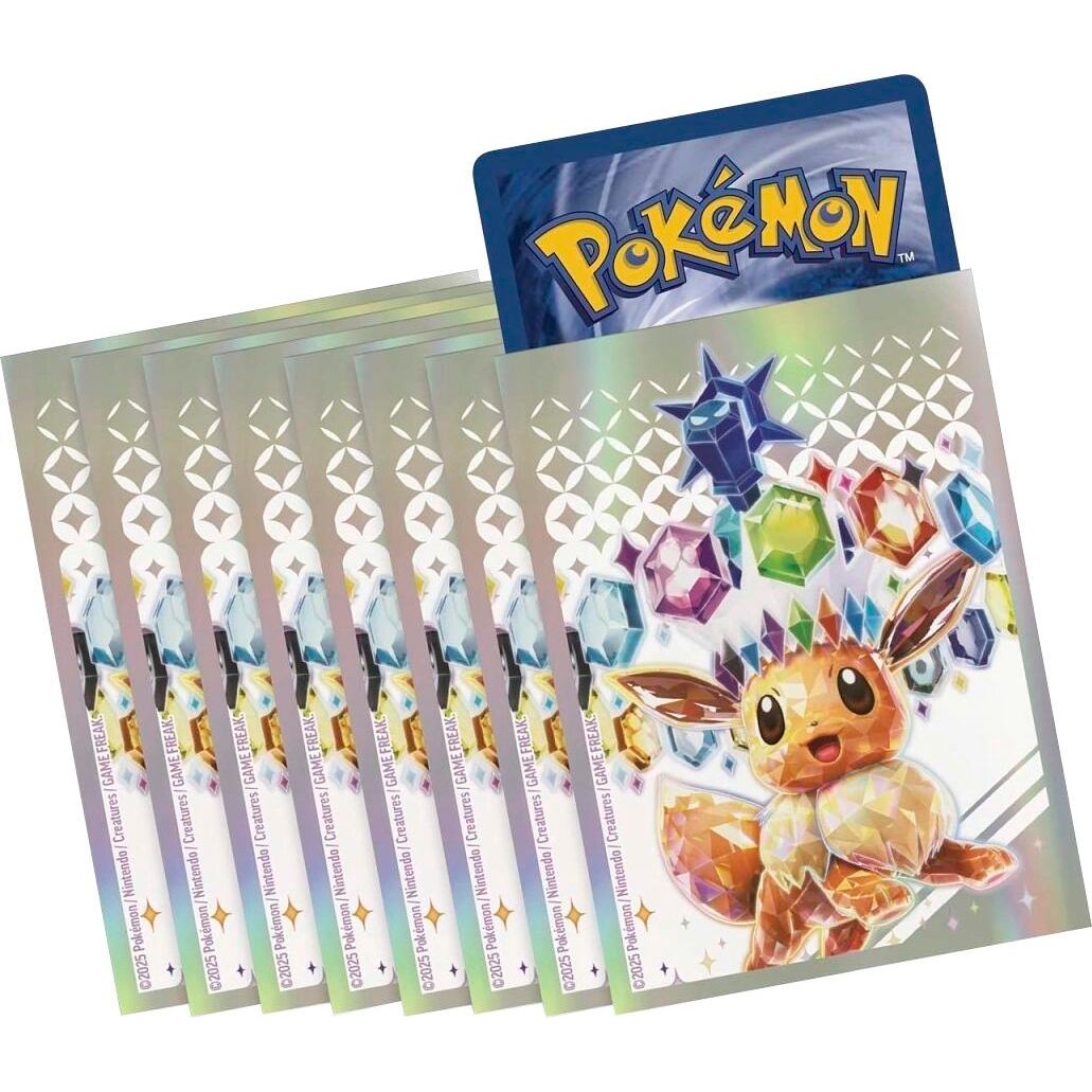 Image for Pokemon TCG: Prismatic Evolutions Elite Trainer Box Card Sleeves - Eevee (65 Pack) - Card Sleeves