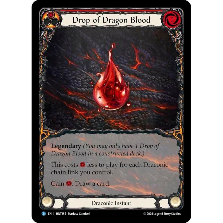 Image for Drop of Dragon Blood (Extended Art) (HNT155) - Flesh and Blood TCG