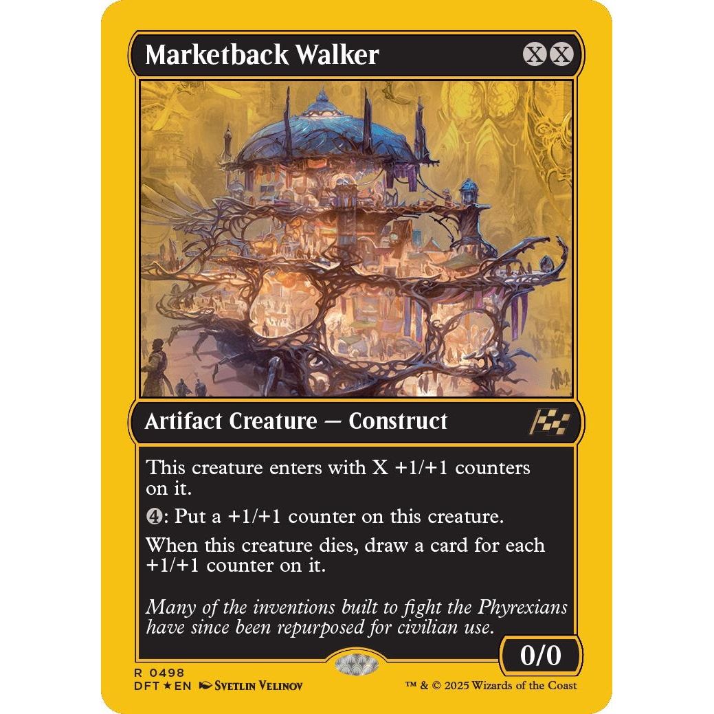 Image for Marketback Walker (First-Place Foil) (498) (DFT) - Magic: The Gathering