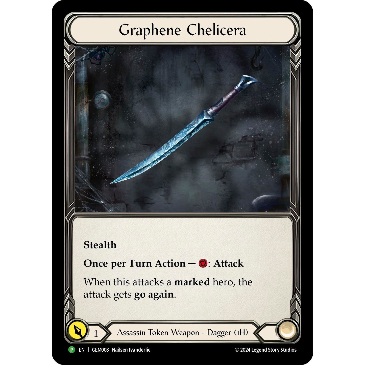 Image for Graphene Chelicera - GEM008 (GEM008) (GEM) - Flesh and Blood TCG