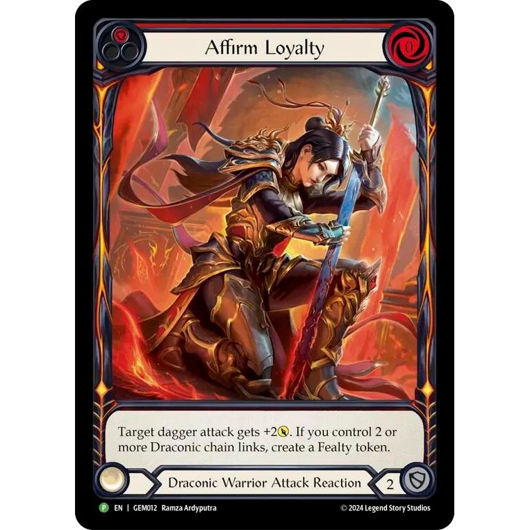 Image for Affirm Loyalty - GEM012 (GEM012) (GEM) - Flesh and Blood TCG