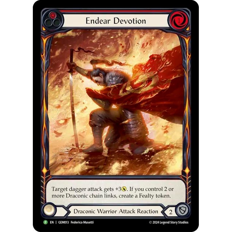 Image for Endear Devotion - GEM013 (GEM013) (GEM) - Flesh and Blood TCG