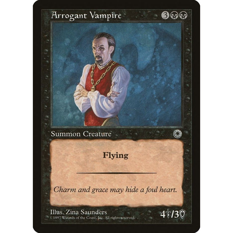 Image for Arrogant Vampire (POR) - Magic: The Gathering