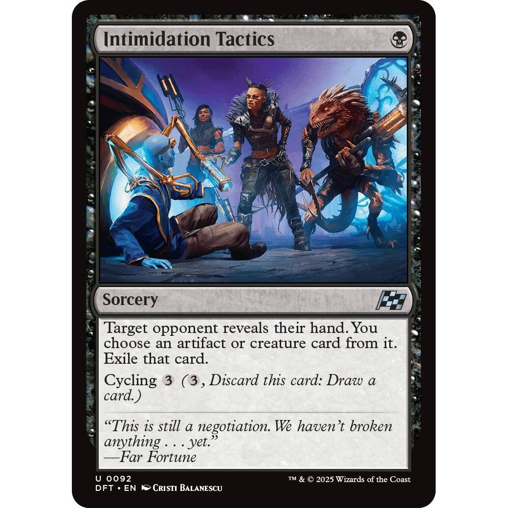 Image for Intimidation Tactics (92) (DFT) - Magic: The Gathering