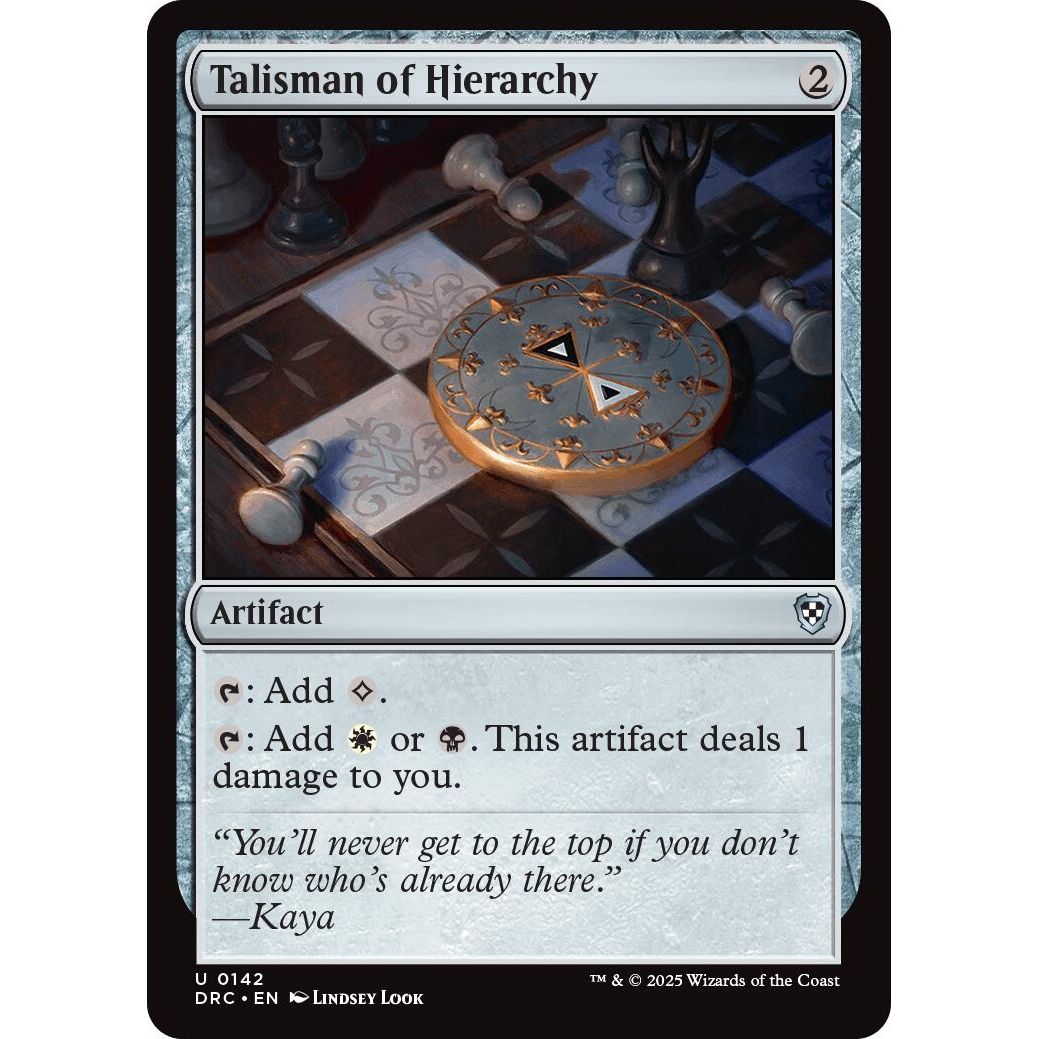 Image for Talisman of Hierarchy (142) (DRC) - Magic: The Gathering