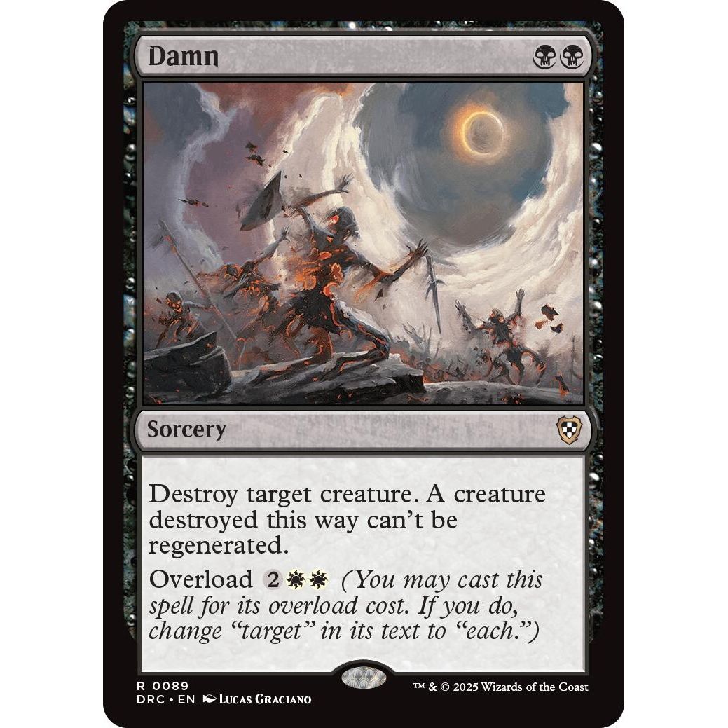 Image for Damn (89) (DRC) - Magic: The Gathering