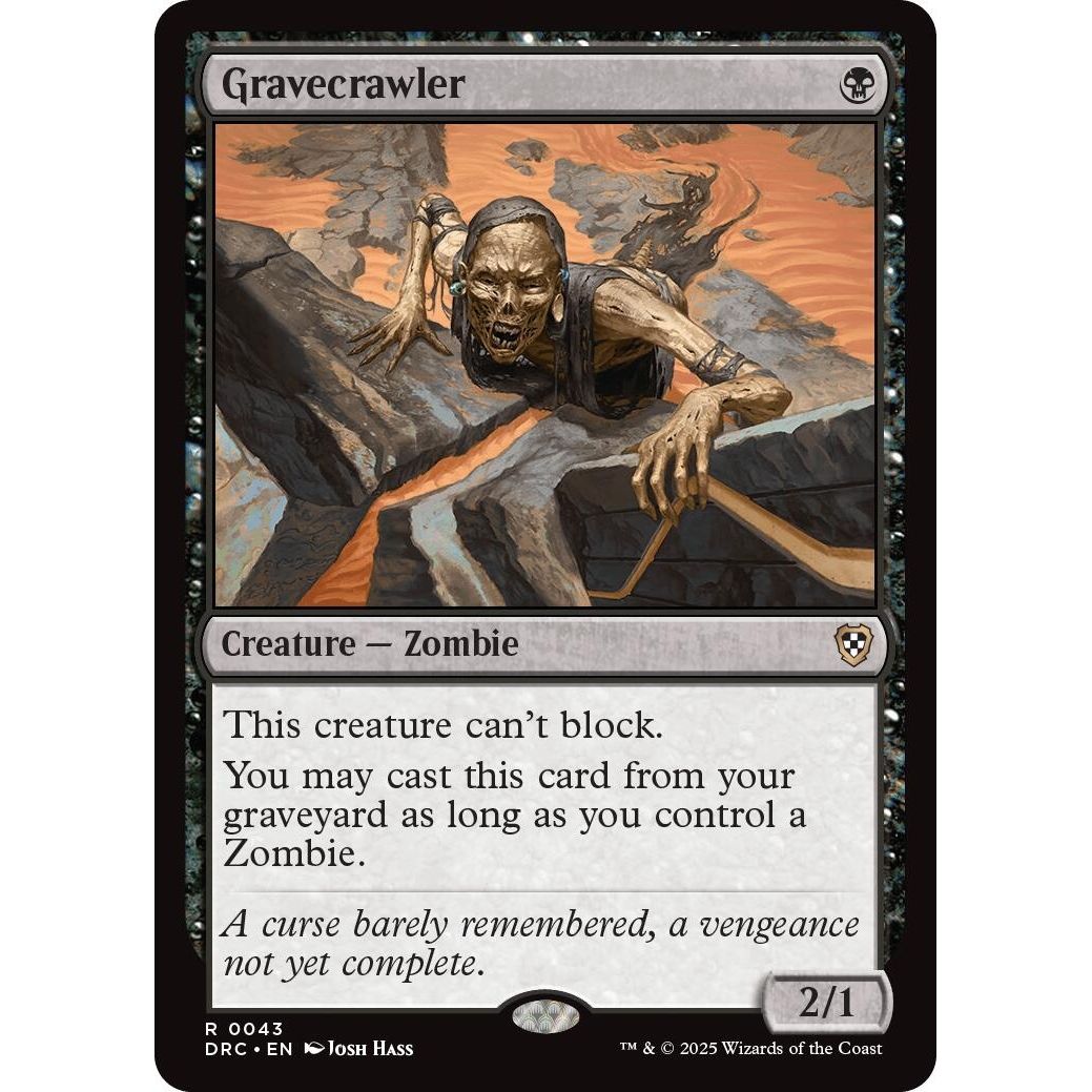 Image for Gravecrawler (43) (DRC) - Magic: The Gathering