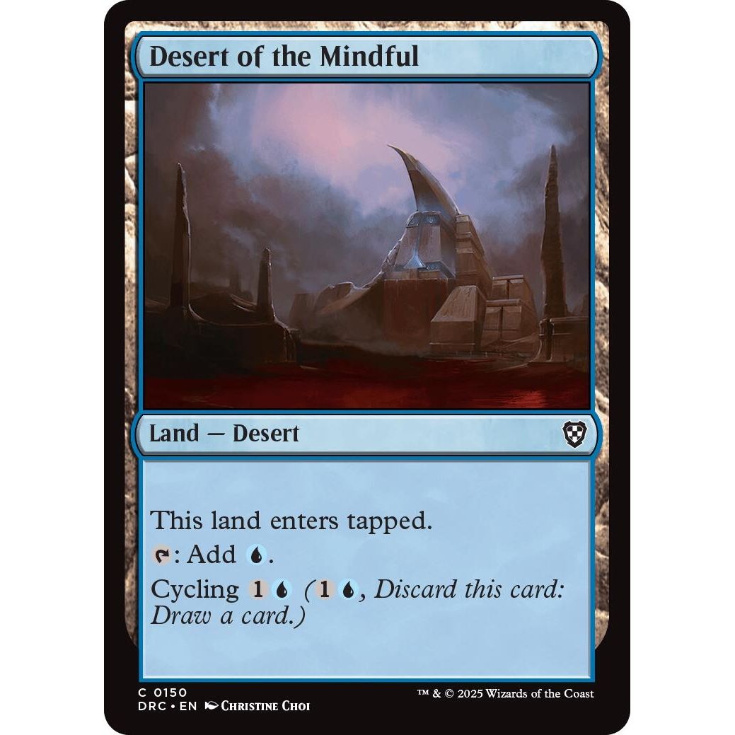 Image for Desert of the Mindful (150) (DRC) - Magic: The Gathering