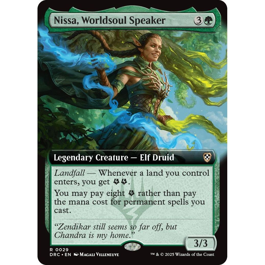 Image for Nissa, Worldsoul Speaker (Extended Art) (29) (DRC) - Magic: The Gathering