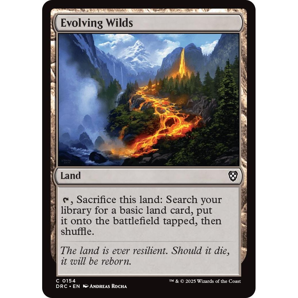 Image for Evolving Wilds (0154) (154) (DRC) - Magic: The Gathering