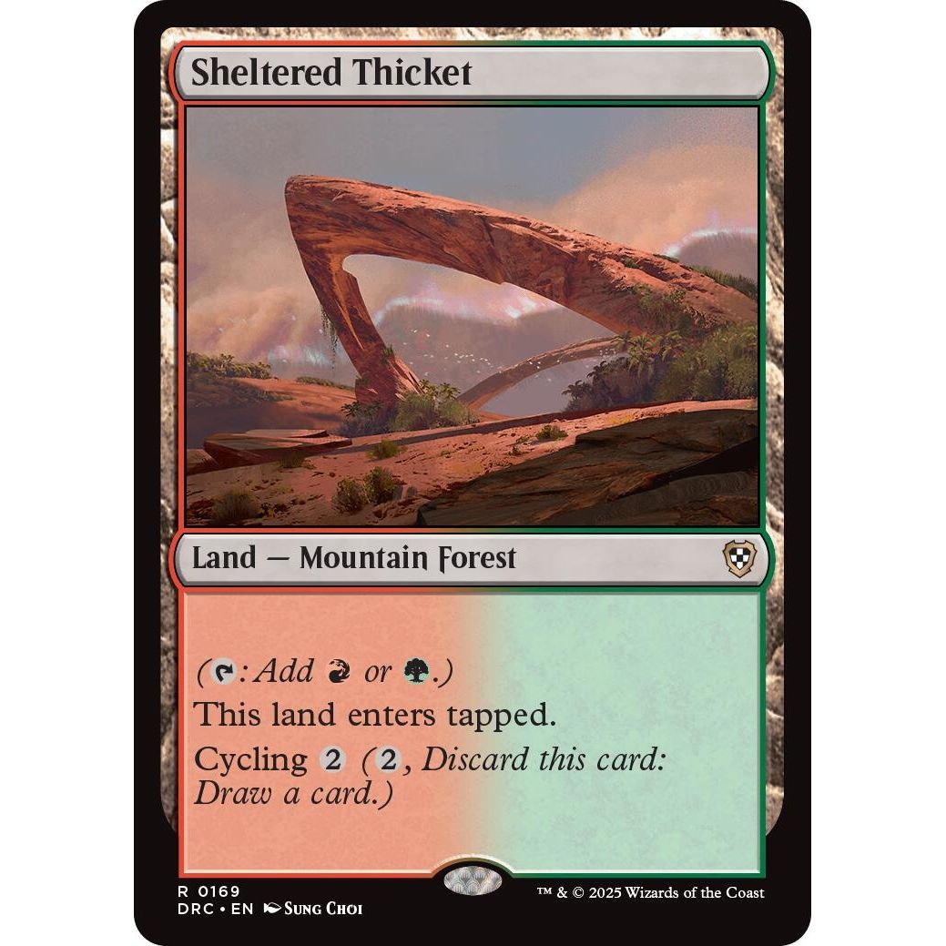 Image for Sheltered Thicket (169) (DRC) - Magic: The Gathering