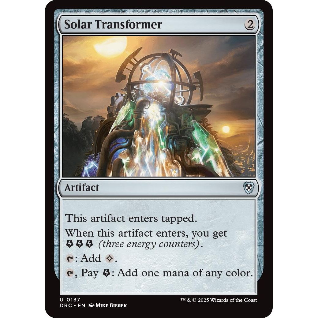 Image for Solar Transformer (137) (DRC) - Magic: The Gathering