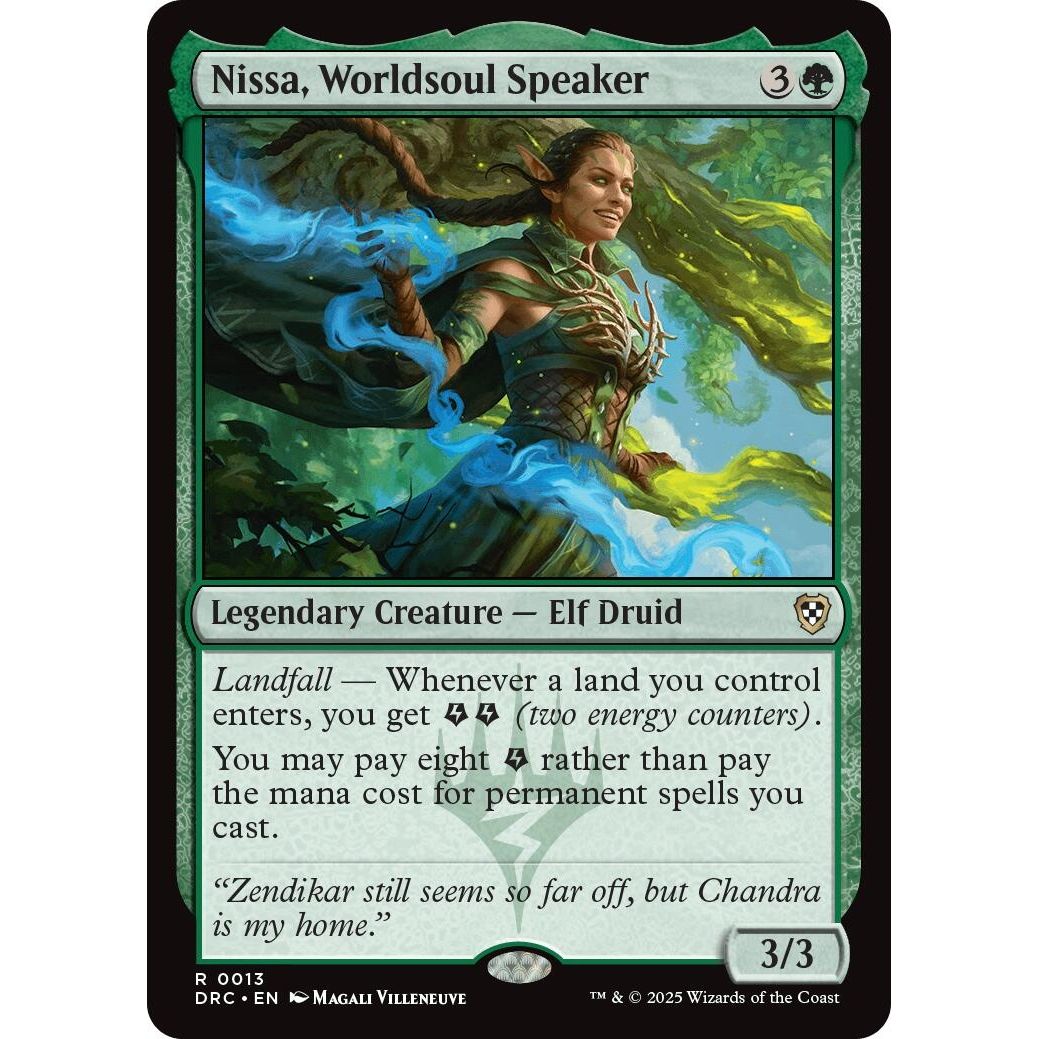 Image for Nissa, Worldsoul Speaker (13) (DRC) - Magic: The Gathering