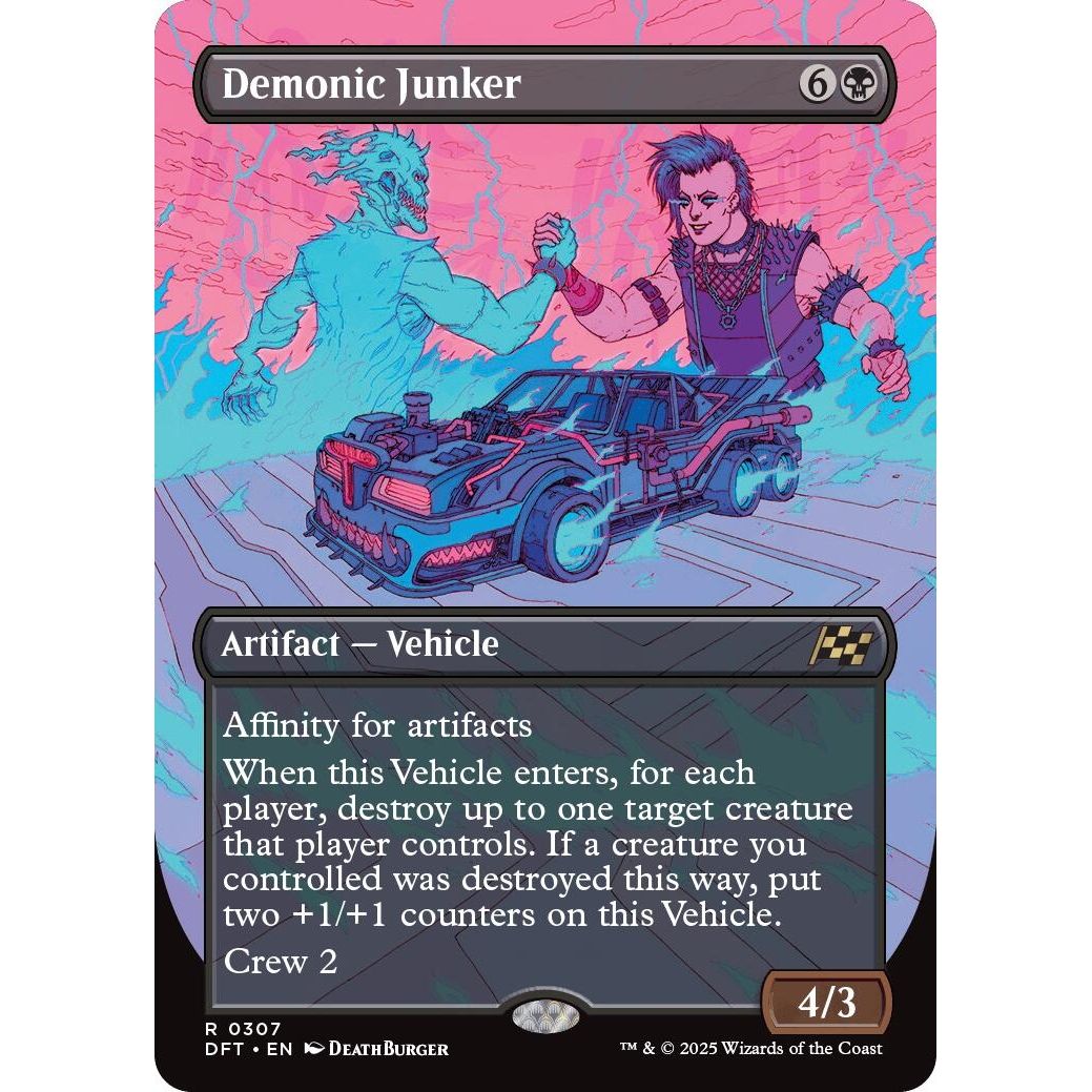 Image for Demonic Junker (Borderless) (307) (DFT) - Magic: The Gathering