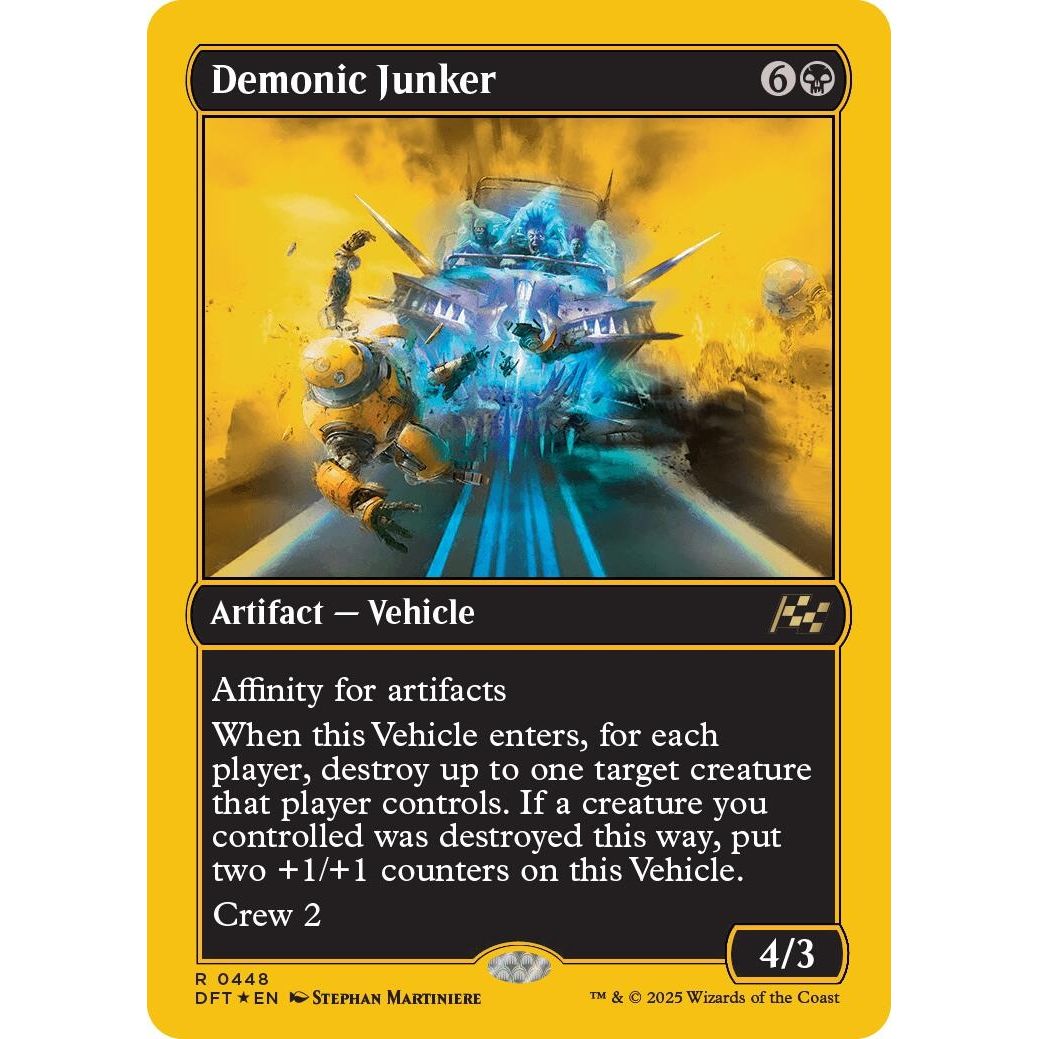 Image for Demonic Junker (First-Place Foil) (448) (DFT) - Magic: The Gathering