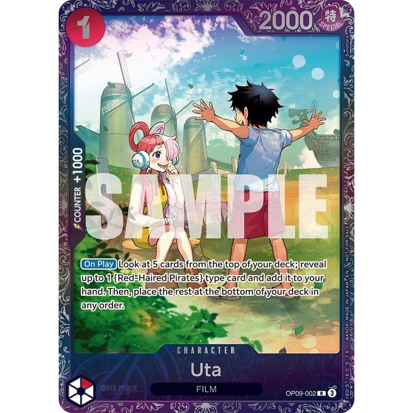 Image for Uta (Treasure Cup 2025) (OP09-002) (OP-PR) - One Piece Card Game