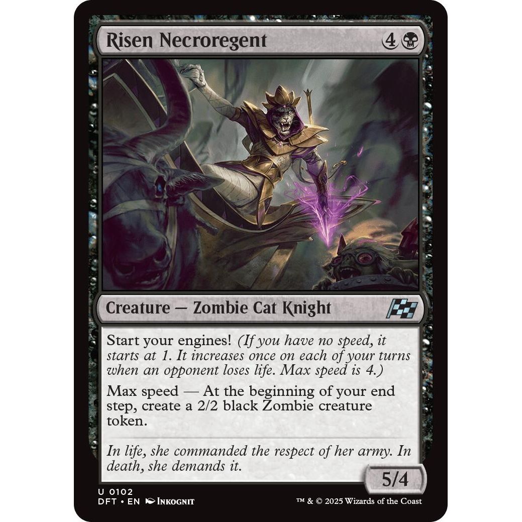Image for Risen Necroregent (102) (DFT) - Magic: The Gathering