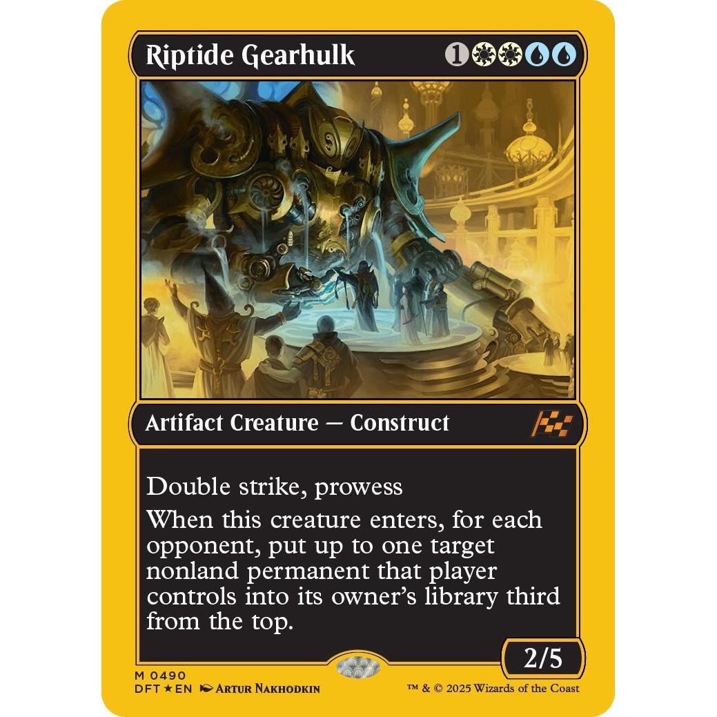 Image for Riptide Gearhulk (First-Place Foil) (490) (DFT) - Magic: The Gathering