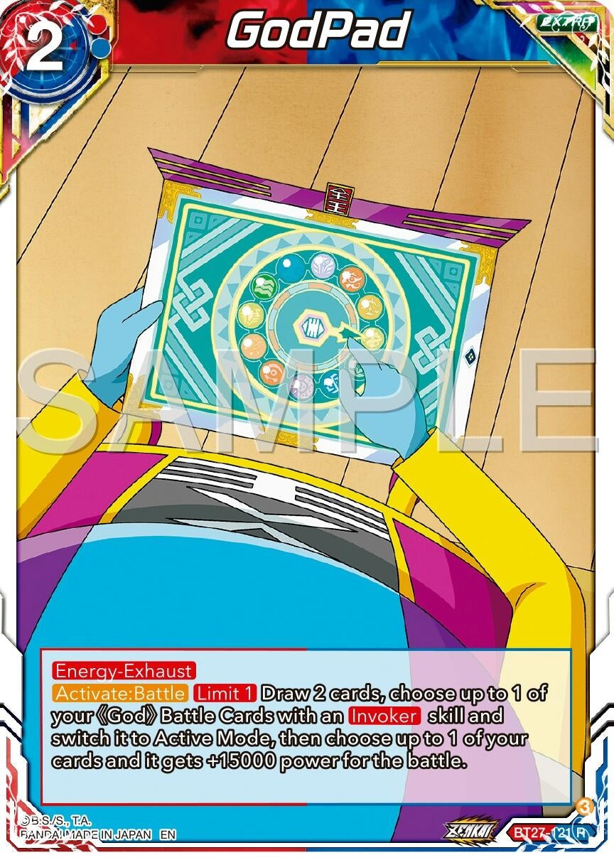 Image for GodPad (BT27-121) (BT27) - Dragon Ball Super: Masters