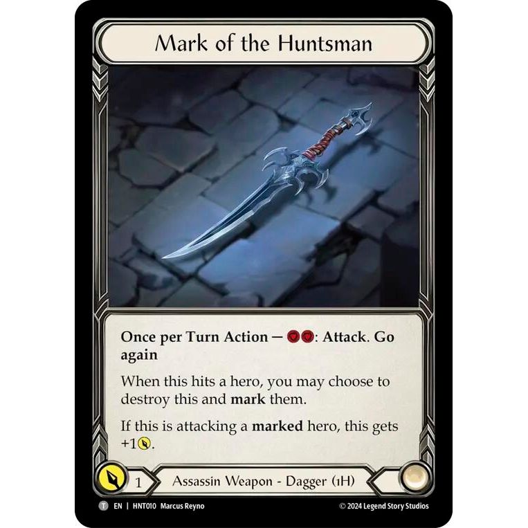 Image for Mark of the Huntsman // Kunai of Retribution (HNT010//HNT056) - Flesh and Blood TCG