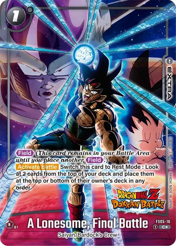 Image for A Lonesome, Final Battle (Dragon Ball Z Dokkan Battle Alternate Art) (FS05-16) (FS05_AR) - Dragon Ball Super: Fusion World