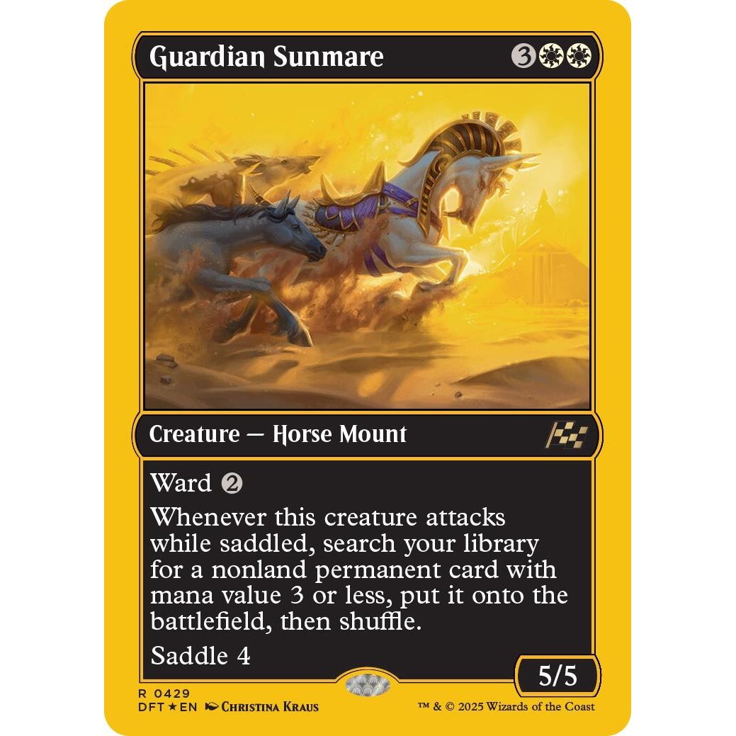 Image for Guardian Sunmare (First-Place Foil) (429) (DFT) - Magic: The Gathering