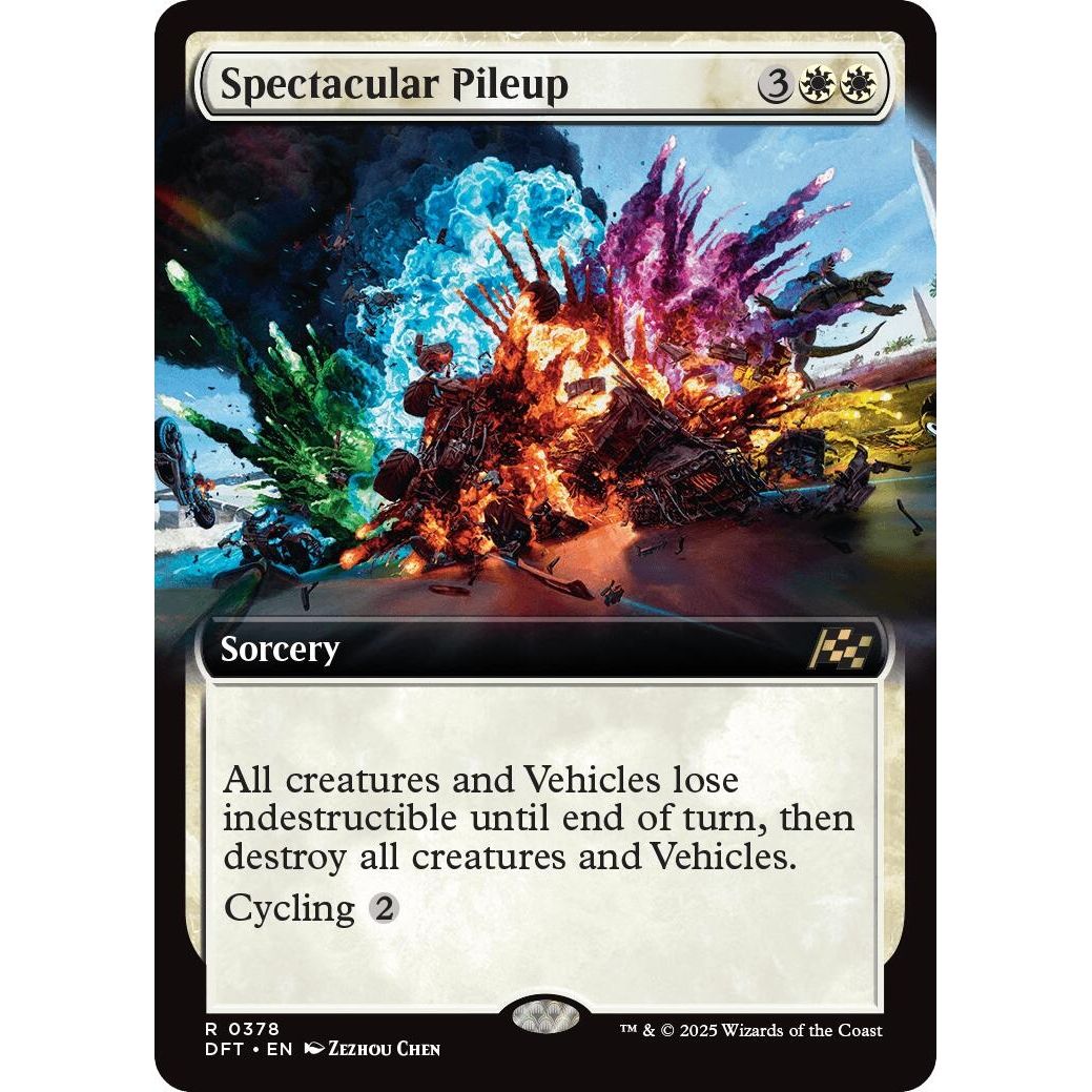 Image for Spectacular Pileup (Extended Art) (378) (DFT) - Magic: The Gathering