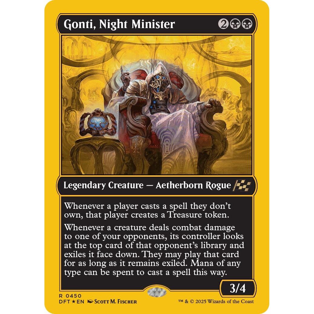 Image for Gonti, Night Minister (First-Place Foil) (450) (DFT) - Magic: The Gathering