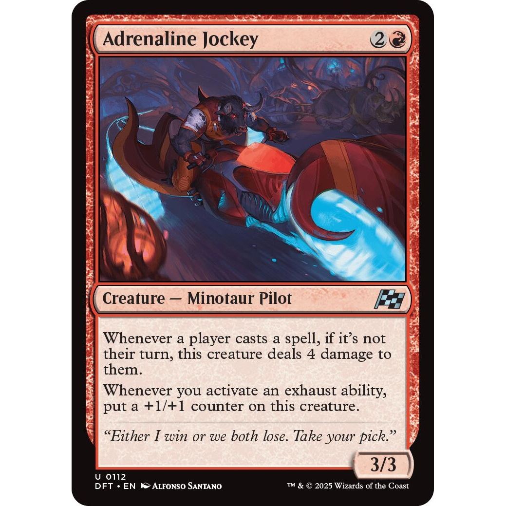 Image for Adrenaline Jockey (112) (DFT) - Magic: The Gathering