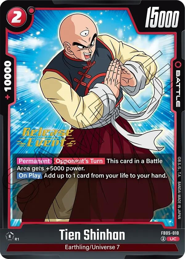 Image for Tien Shinhan - FB05-010 (FB05-010) (FB05_PR) - Dragon Ball Super: Fusion World