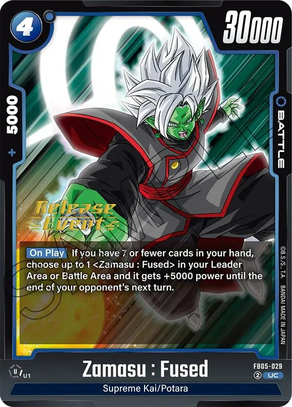Image for Zamasu : Fused (FB05-029) (FB05_PR) - Dragon Ball Super: Fusion World