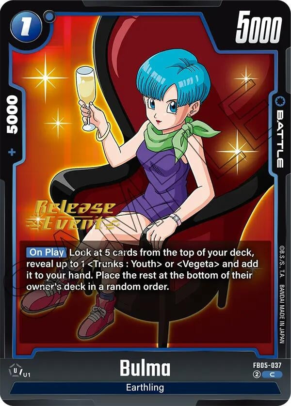 Image for Bulma - FB05-037 (FB05-037) (FB05_PR) - Dragon Ball Super: Fusion World