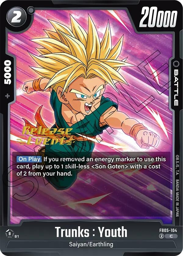 Image for Trunks : Youth (FB05-104) (FB05_PR) - Dragon Ball Super: Fusion World
