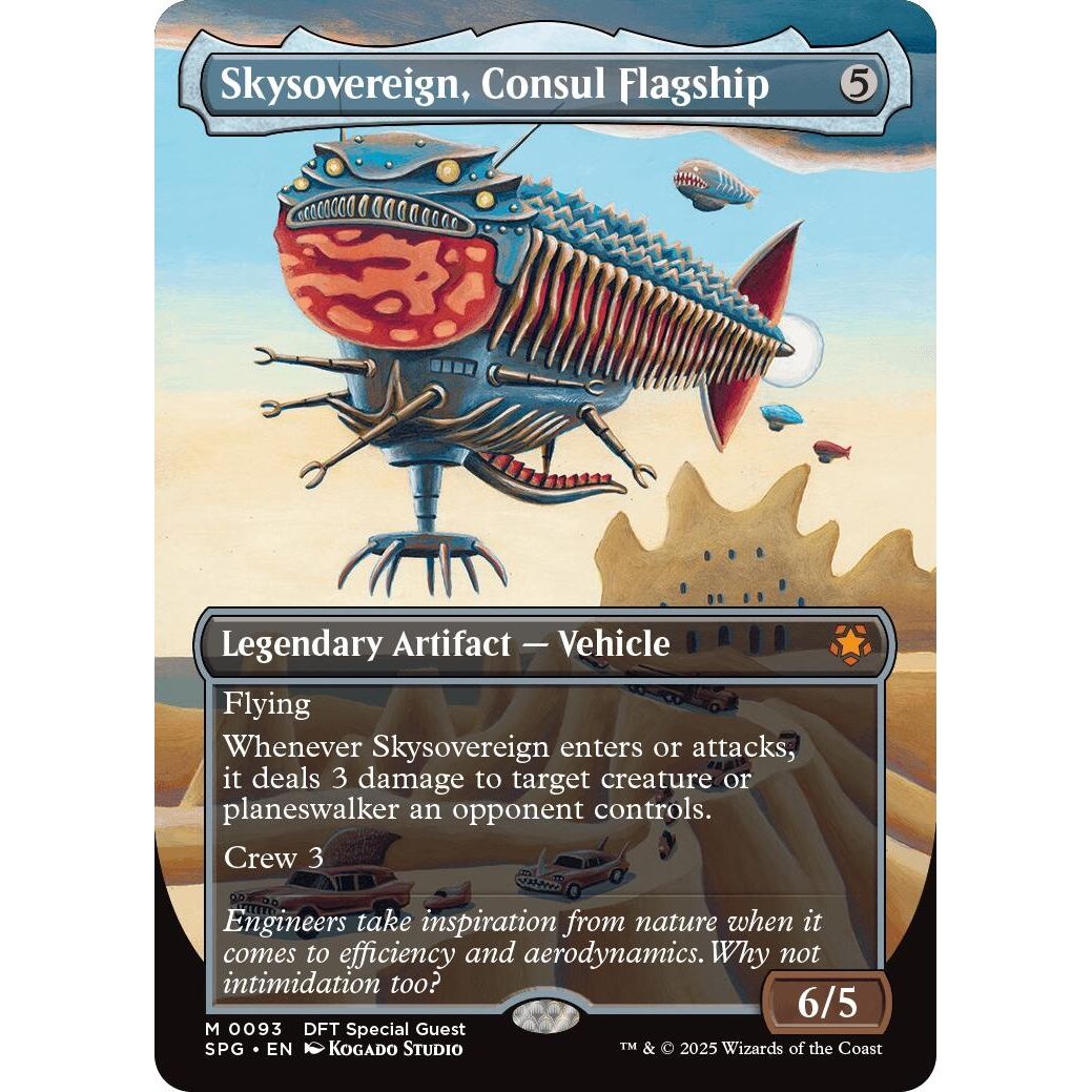 Image for Skysovereign, Consul Flagship (Borderless) (93) (SPG) - Magic: The Gathering