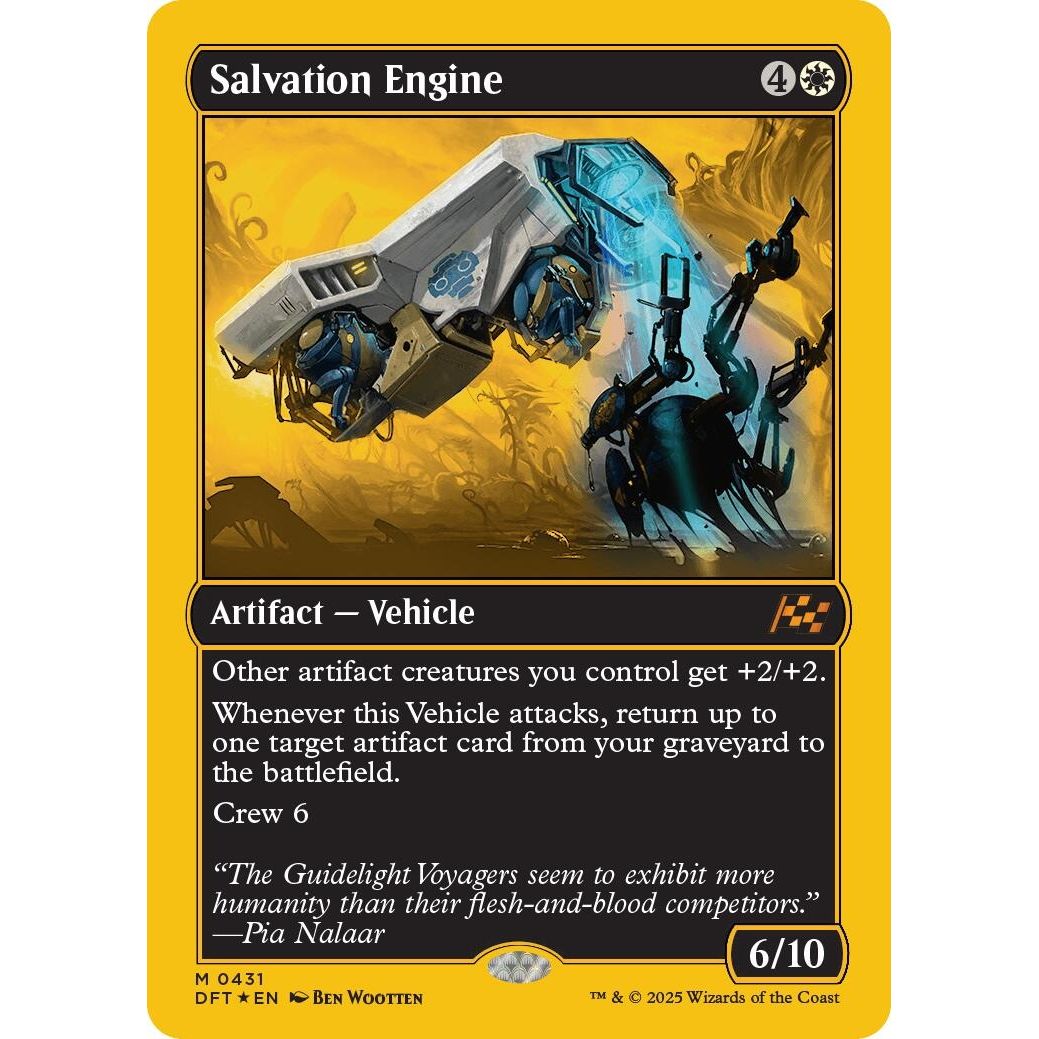 Image for Salvation Engine (First-Place Foil) (431) (DFT) - Magic: The Gathering