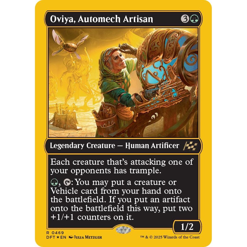 Image for Oviya, Automech Artisan (First-Place Foil) (469) (DFT) - Magic: The Gathering
