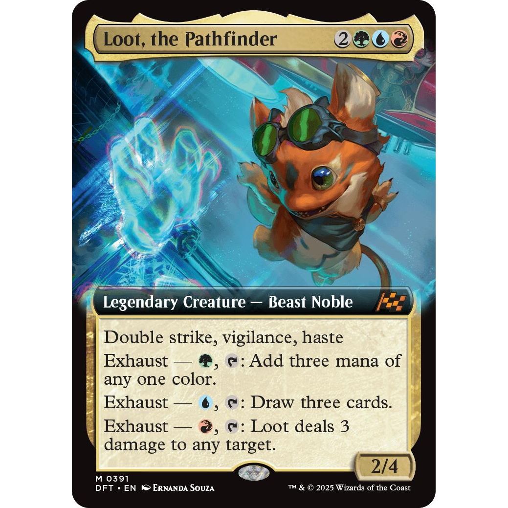 Image for Loot, the Pathfinder (Extended Art) (391) (DFT) - Magic: The Gathering