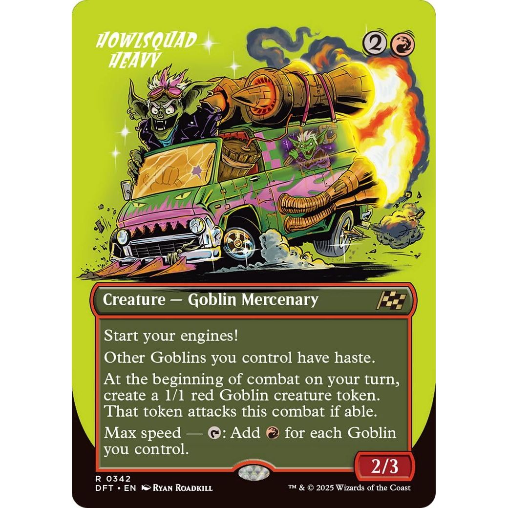Image for Howlsquad Heavy (Borderless) (342) (DFT) - Magic: The Gathering
