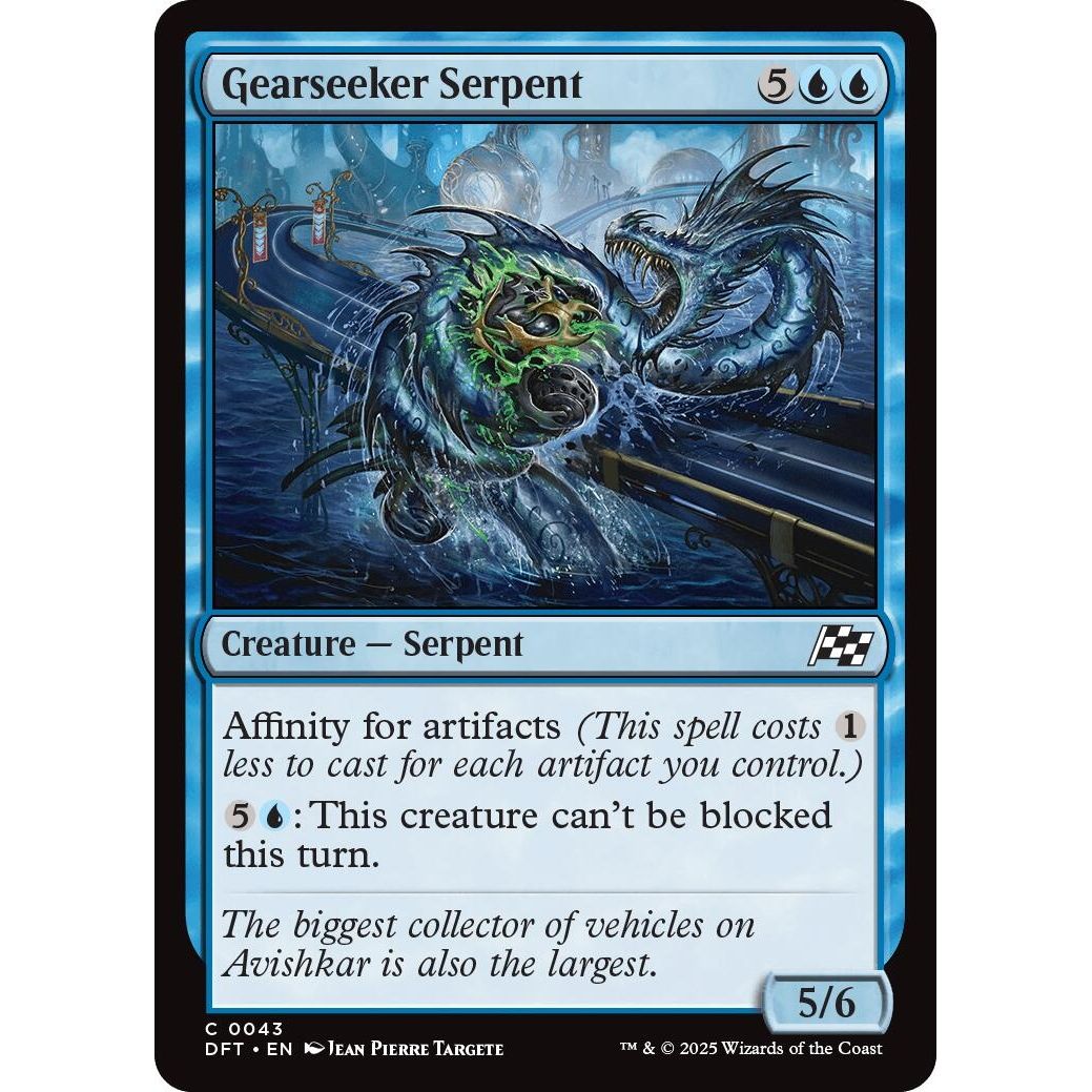 Image for Gearseeker Serpent (43) (DFT) - Magic: The Gathering