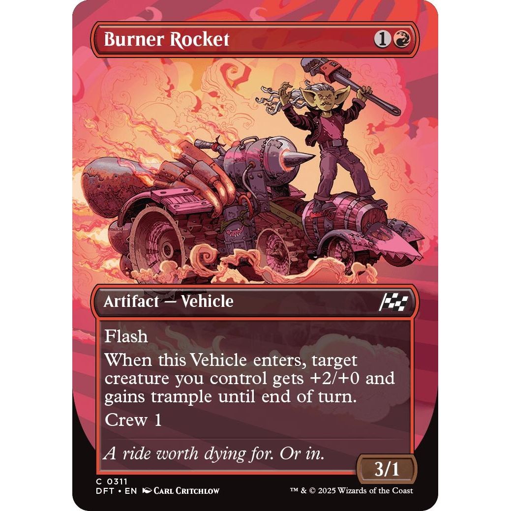 Image for Burner Rocket (Borderless) (311) (DFT) - Magic: The Gathering