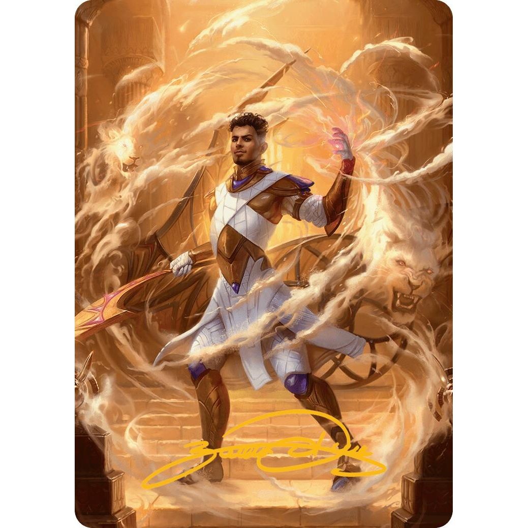 Image for Basri, Tomorrow's Champion Art Card (Gold-Stamped Signature) (9) (AADFT) - Magic: The Gathering
