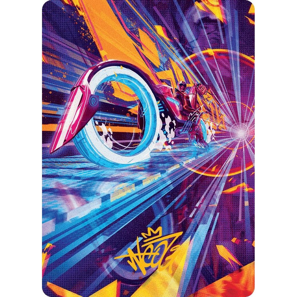 Image for Spotcycle Scouter Art Card (Gold-Stamped Signature) (37) (AADFT) - Magic: The Gathering