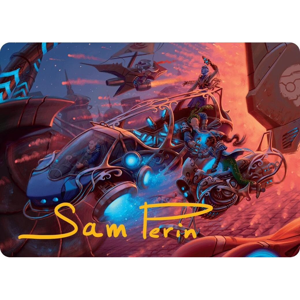Image for Rangers' Refueler Art Card (Gold-Stamped Signature) (27) (AADFT) - Magic: The Gathering