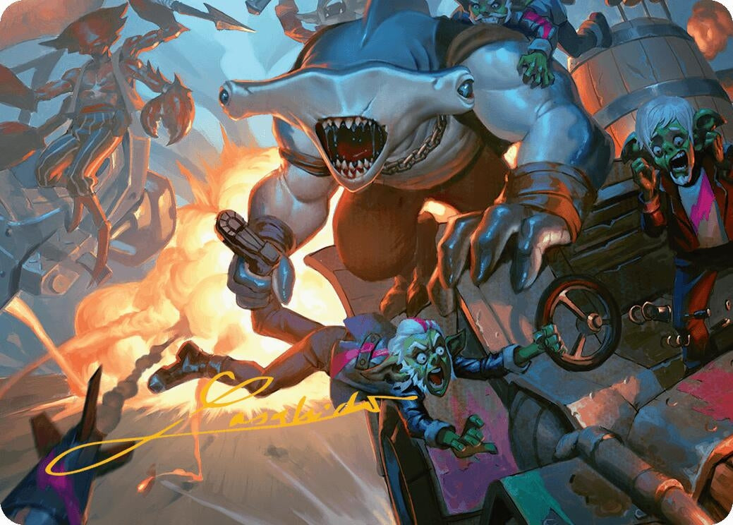 Image for Trade the Helm Art Card (Gold-Stamped Signature) (25) - Magic: The Gathering