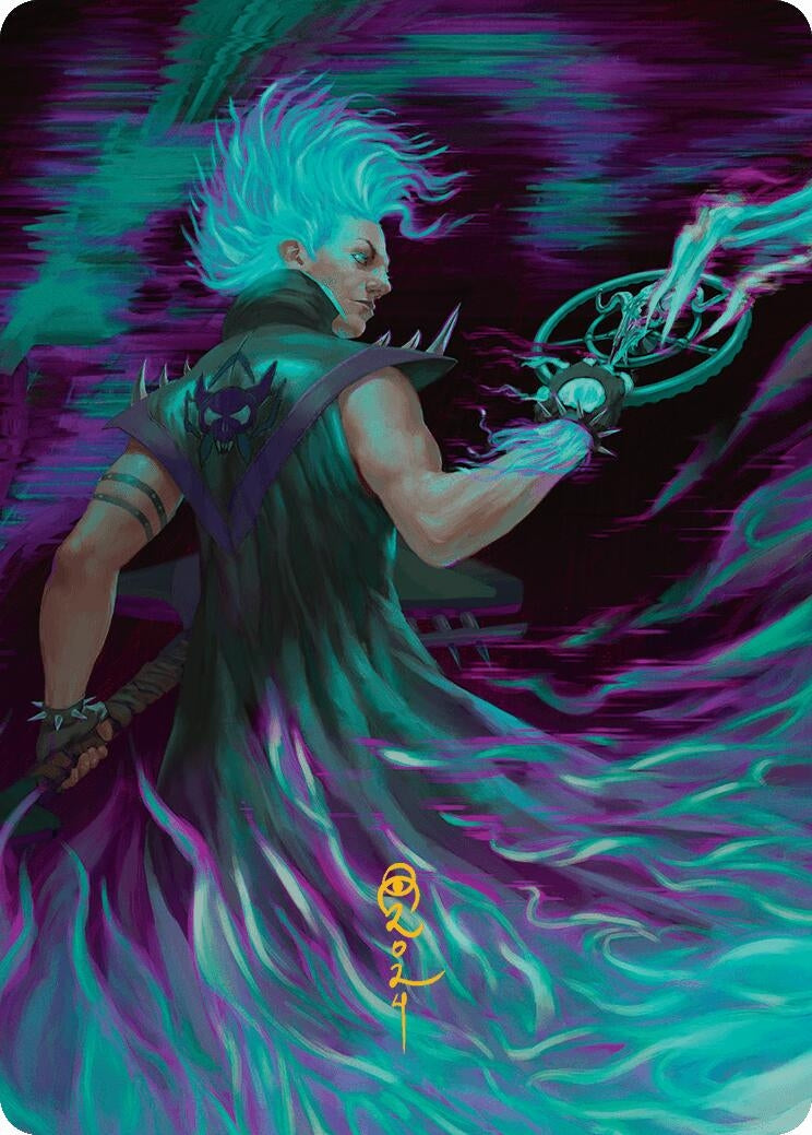 Image for Winter, Cursed Rider Art Card (Gold-Stamped Signature) (7) - Magic: The Gathering