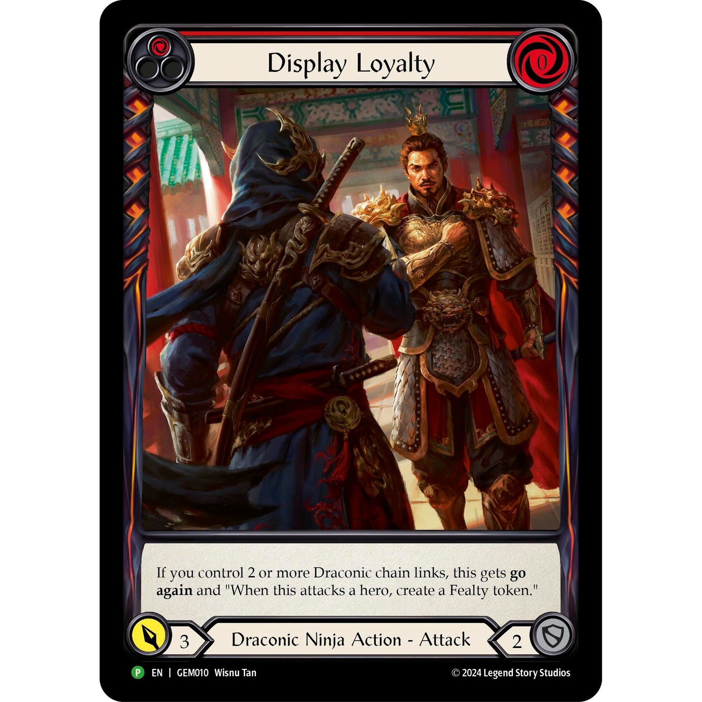 Image for Display Loyalty (Red) (GEM010) (GEM) - Flesh and Blood TCG