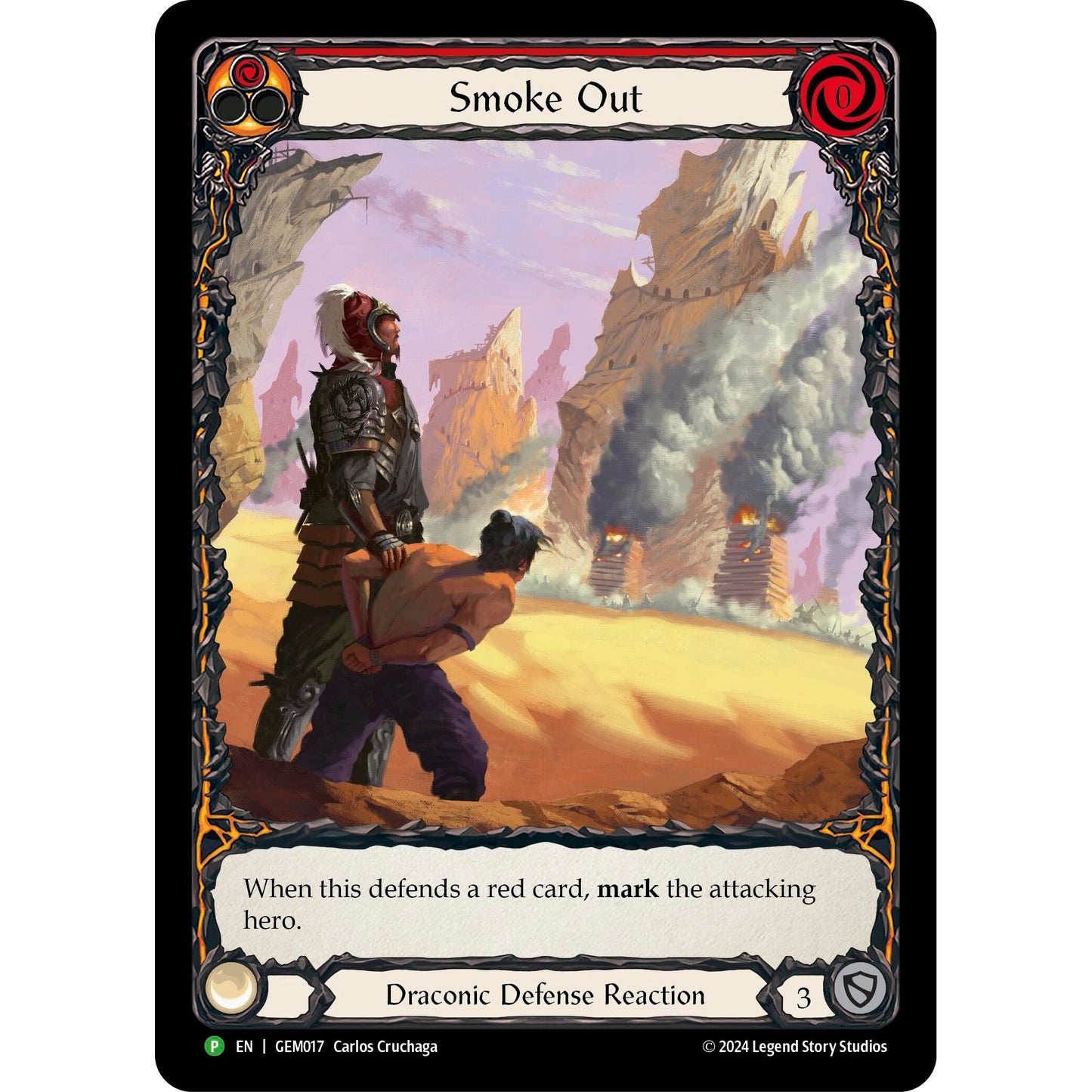 Image for Smoke Out (Red) (GEM017) (GEM) - Flesh and Blood TCG