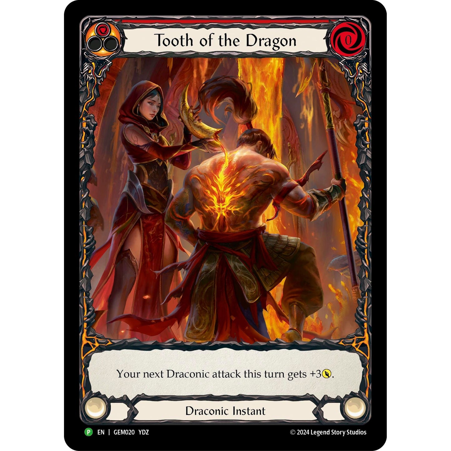 Image for Tooth of the Dragon (Red) (GEM020) (GEM) - Flesh and Blood TCG
