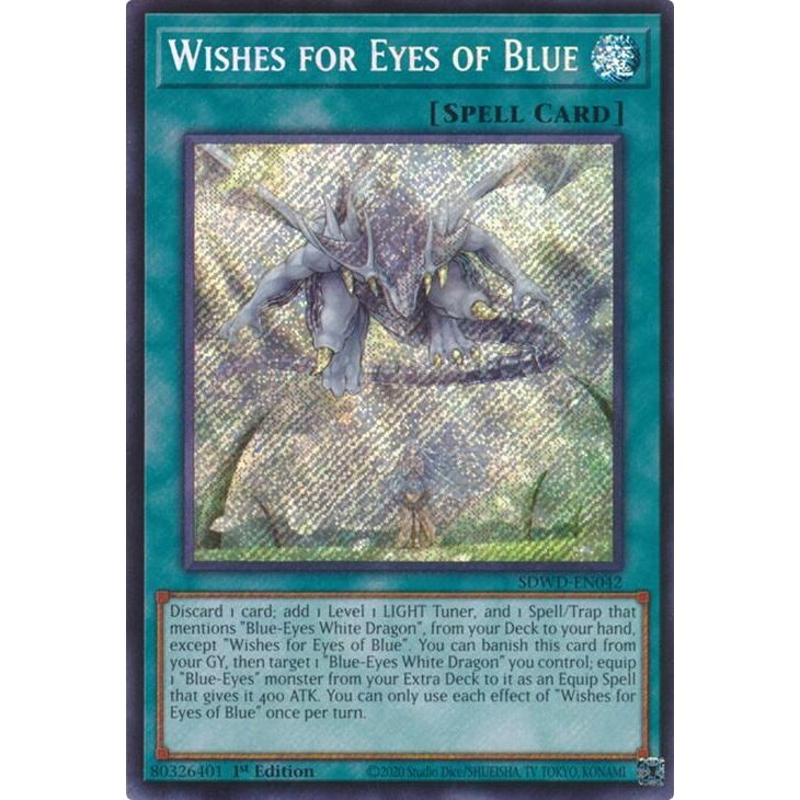 Image for Wishes for Eyes of Blue (Secret Rare) (SDWD-EN042) (SDWD) - YuGiOh